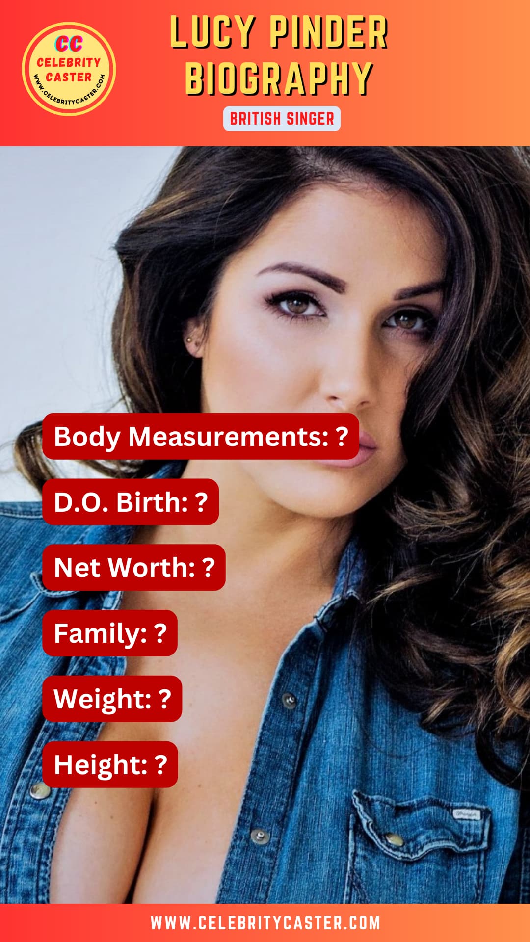 Lucy Pinder Measurements