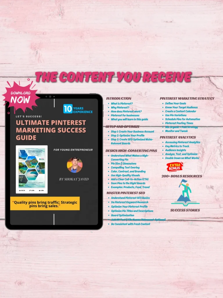 Learn how to grow your business with Pinterest! Get tips, templates, SEO tricks & a step-by-step guide made for entrepreneurs. Start pinning smarter today!