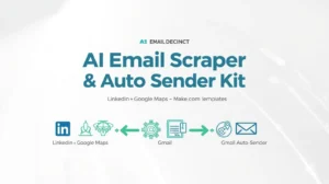 Automate lead generation & outreach with AI! Scrape emails from LinkedIn and Google Maps, then send personalized emails via Gmail—all with free tools. Just $6.49. Perfect for freelancers, coaches, and small businesses.