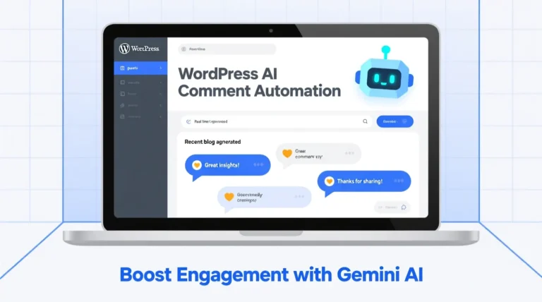 Boost blog engagement with WordPress AI Comment Automation! Auto-generate smart, human-like comments using Gemini AI—no spam, no coding, just $6.49. Perfect for bloggers, agencies & SEO.